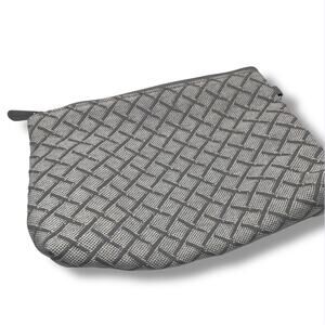 Thirty One Makeup Travel Bag Mini Zipper Pouch Diamond Link Weave 31 Gifts 7.5"